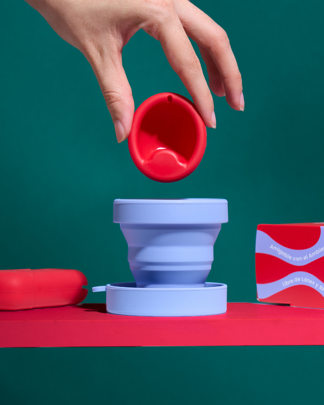 Disco Menstrual + Estuche + Shaker