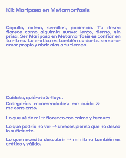 Kit Mariposa en Metamorfosis