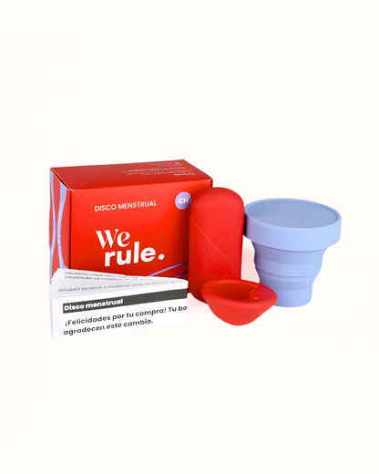 Disco Menstrual + Estuche + Shaker