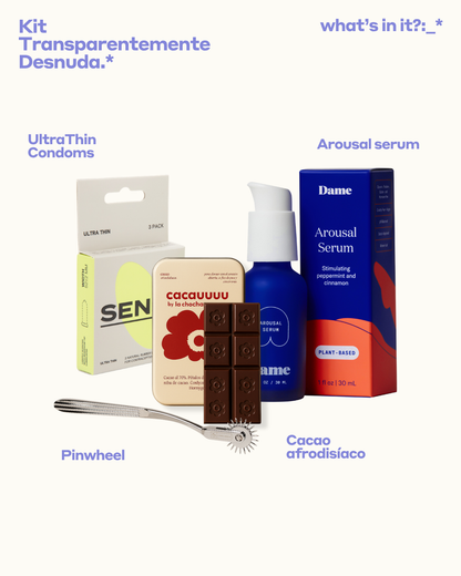 Kit  Transparentemente Desnuda